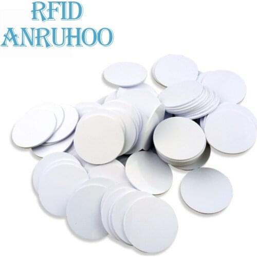 5/10PCS RFID 25MM Sticker 1K S50 Rewritable Copy Key 13.56Mhz NFC Smart Chip Coin Card ISO14443 CUID Proximity Badge