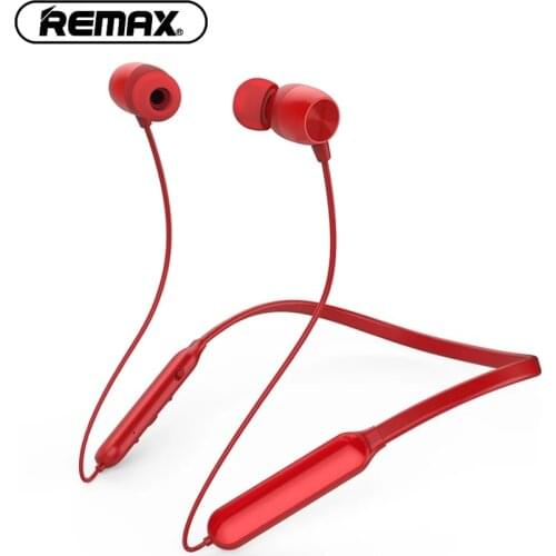 REMAX Wireless Bluetooth Neckband Earbud Sport Earphone V4.1 in-Ear with HD Microphone Noise Cancelling Headset for Mobile Phone