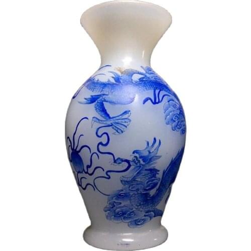 Buddhist ancient glass vase, flower arrangement, clean bottle, family collection