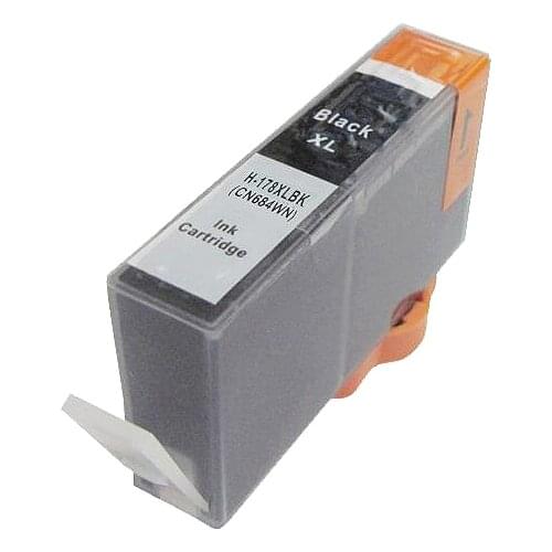 CISSPLAZA 1x Black ink cartridge Compatible For HP178 5510 5511 5512 5514 5515 5520 5521 6510 6512 6515 6520 6521 7510 B109a