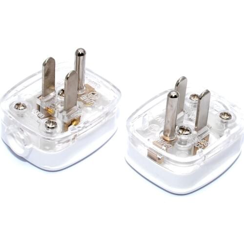 DIY Rewire 3 Pins US Plug Male Socket Electrical Wire Connect AC Power Adapter Detachable 10Amp 250V