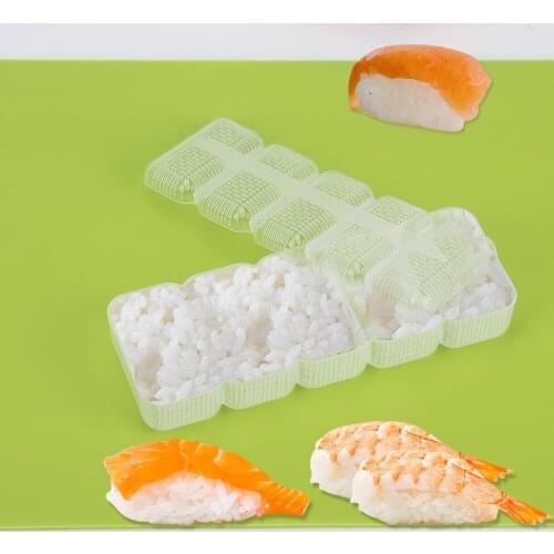 HILIFE Japan Onigiri Rice Mold Food Press 5 Rolls Sushi Mold Kitchen Bento Accessories DIY Sushi Maker Sushi Making Tools