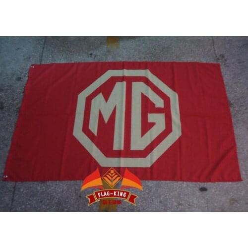 MG red Flag ,3x 5ft Polyester