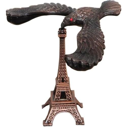 Creative metal balance eagle model landmark building decoration wrought ironl tower toy gift crafts