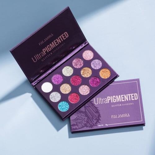 NEW 15 Colors Glitter Eyeshadow PALAMIRA Palette Colorful Eye Shadows Palett Highlighter Shimmer Make Up Pigment Matte Pallete