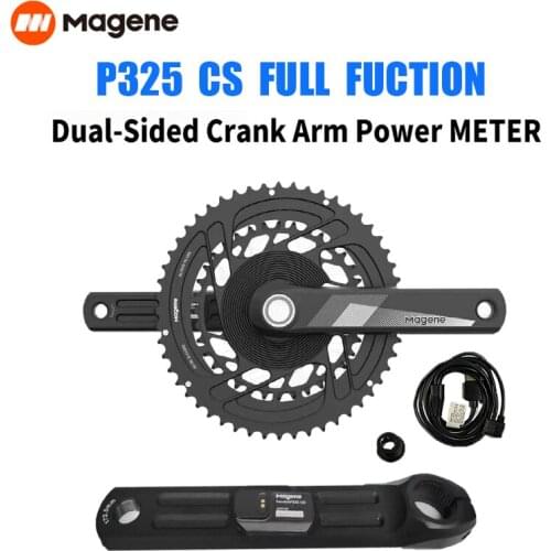 Newest Magene P325 CS Dual-Side Crank Arm Bicycle Power Meter With Full Function Rechargeable Waterproof Weight Bike Power Meter