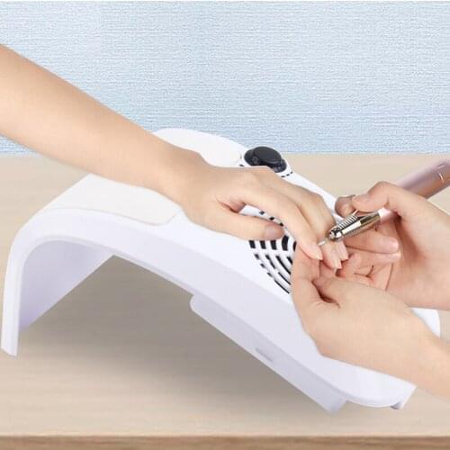 Nail Dust Collector Fan Vacuum Cleaner Manicure Machine Strong Suction Powerful Nail Art Tool Nail Vacuum Cleaner for Manicure