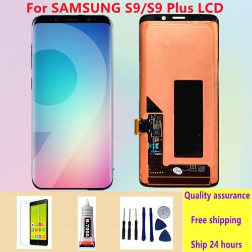 Original AMOLED Replacement for SAMSUNG Galaxy S9 S9+ LCD Touch Screen Digitizer with Frame S9 Plus LCD G960 G965 display