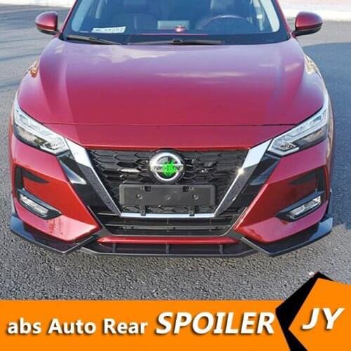For Nissan Sentra Body kit spoiler 2020-2021 For SYLPHY ABS Rear lip rear spoiler front Bumper Diffuser Bumpers Protector