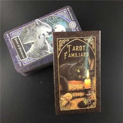Tarot familiars Cards lisa parker Board Game Deck Spanish divination game Cards