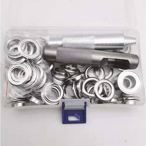 103 Pieces Of 14mm Air Eye, High Pure Copper Air Eye With Installation Tools, Tent Buckle, Canvas Buckle Leather Tools