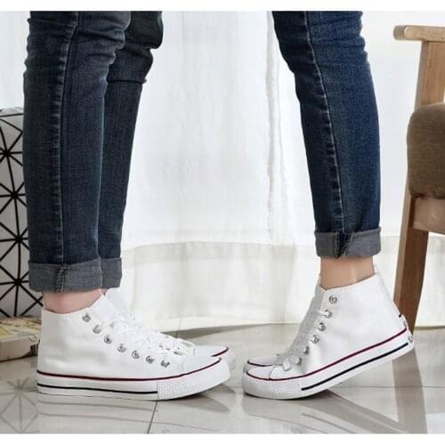 High Top Sneakers For Woman Canvas Shoes Autumn Vulcanized Shoes Boys Trainers Classic 2019 Unisex Sneakers Spring Leisure Shoes