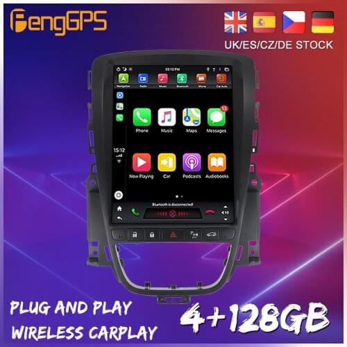 10.4" Tesla Style For Opel Vauxhall Holden Astra J 2010-2013 GPS Navigation Touch Screen Radio Stereo DVD CD Head Unit Recorder