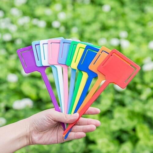 100Pcs 17cm Waterproof Plastic Plant Labels Gardening Flowerpot Succulent Label Plant Tag Nursery Marker Flower Reusable Card