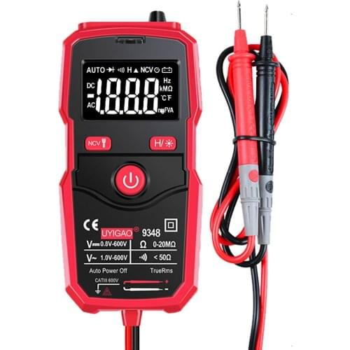 UA9342 LCD Display Automatic Digital Multimeter Direct/Alternating Current Resistance with Data Hold and Auto Power Off Function