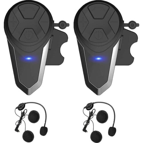 BT-S3 Motorcycle Bluetooth Headset Intercom Racing Car Helmet interphone Walkie-Talkie Headphone Wireless Communication System