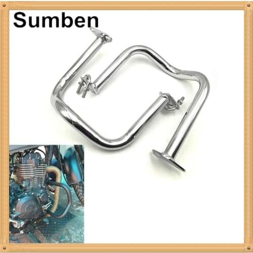 CB400SS Engine Guard Highway Crash Bar Steel Bumper Buffer Frame Side Protection for Honda CB 400 SS