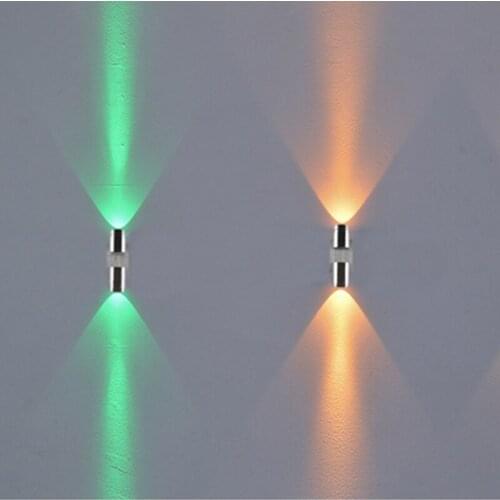 Modern 2W led wall light AC85-265V Aluminum Sconce led wall lamp for Aisle Bedroom Corridor Porch decoration Light