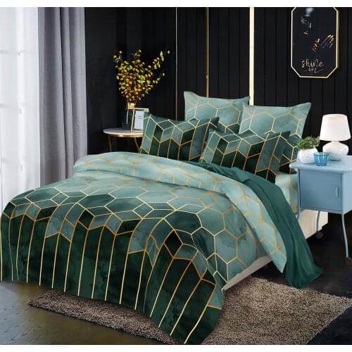 Geometry Comforter Bedding Queen King Bed Linens Duvet Cover King Queen Size