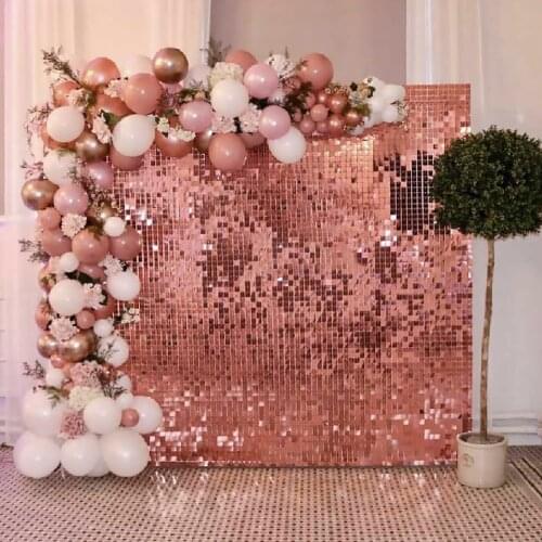 2m Length Square Birthday Party Backdrops Bachelorette Party Decorations Wedding Backdrop Decorations Wall Background Curtain