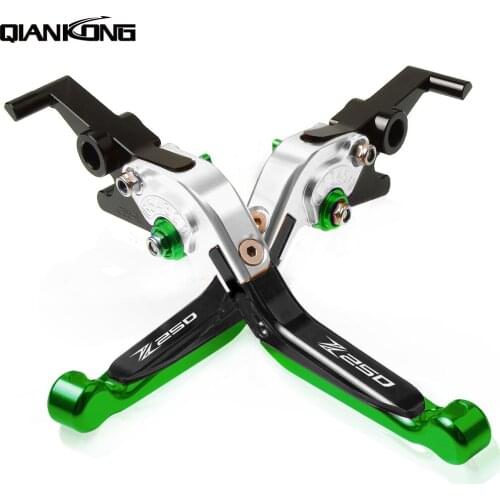Motorcycle CNC Adjustable Brake Clutch Levers handle For KAWASAKI NINJA Z250 2008 2009 2010 2011 2012 2013 2014 2015 2016 2017