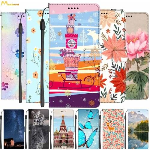 Cartoon Gift Leather Flip Cover For Xiaomi Mi 10T Lite Case Mi10T Book Style Wallet Holster For Xiaomi Mi 10T Pro 5G Case Funda