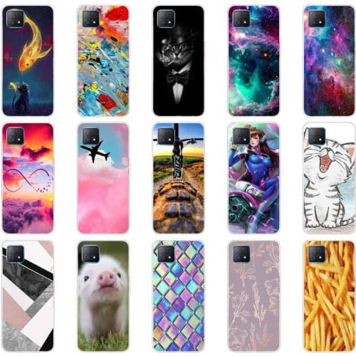 Soft TPU Case For OPPO A72 Cases Cartoon protective OPPOA72 Soft TPU Silicone Phone Back Cover For OPPO A72 Case Shells Capa