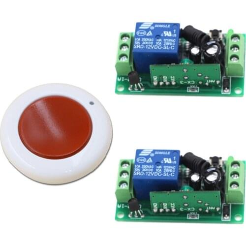 New DC 24V 9V 12V Wireless Remote Control Switch Teleswitch 1 Channel Wireless Remote Control Switch Transmitter with Receiver