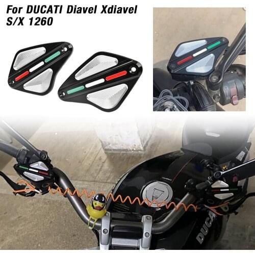 Front Brake Reservoir Fluid Oil Cup Cover Cap For DUCATI Diavel 1260 S AMG Carbon Cromo Strada XDiavel Motorbike Accessories New