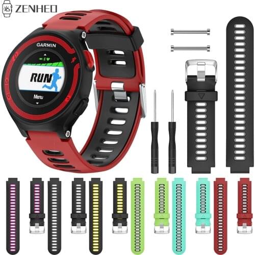 Outdoor Sport Watch Band Strap for Garmin Forerunner 735XT/220/230/235/620/630 Replacement Silicone Watchband