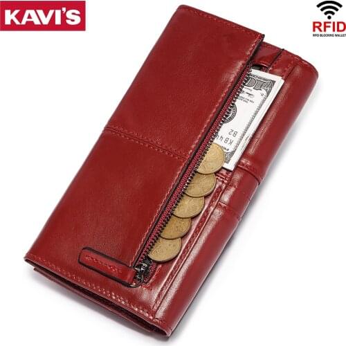 Rfid Women Passport Cover Genuine Leather Fashion Style Travel ID Credit Card Holder Pocket Hasp Ladies Clutch Coin Purse Wallet