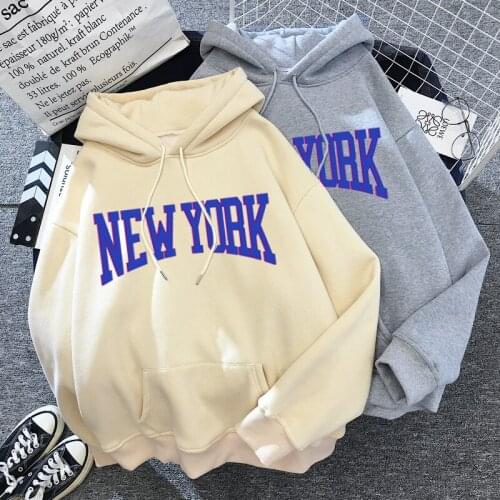 Hoodies Women Plus Velvet Warm Winter Soft Harajuku Chic Letter Couples Hoodie with Hat Basic BF Style Fashion Womens Sweatshirt