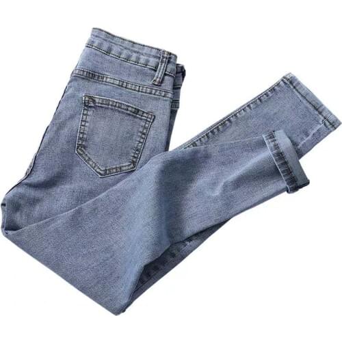 Ff8504 2019 new autumn winter women fashion casual Denim Pants womens jeans high waisted jeans