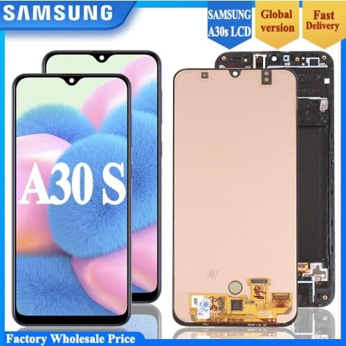 100% Original 6.4" super AMOLED For Samsung Galaxy A30s A307F A307 A307FN LCD Display Screen replacement Digitizer Assembly