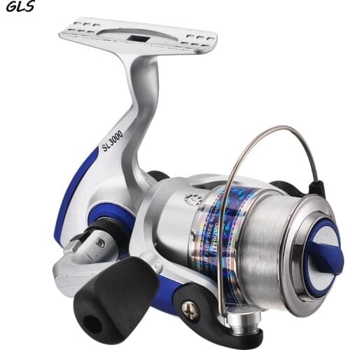 1000-7000 Spinning Fishing Reel With Fishing Line 5.5:1 Left/Right Hand Cheap Fishing Reel