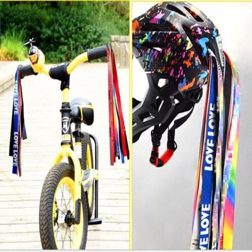 2pcs Colorful Bike Bicycle Cycling Tricycle Handlebar Tassels Kids Girls Boys Handlebar Streamers Tassels
