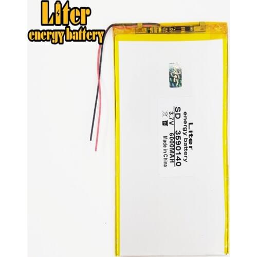 3590140 Tablet battery capacity 3.7V 6000mAh Universal Li-ion battery for tablet pc 8 inch 9inch