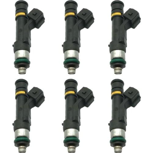 6pcs 0280158044 FUEL INJECTORS for 2003-2004 FORD F-150 -250 -350 SUPER DUTY 5.4L