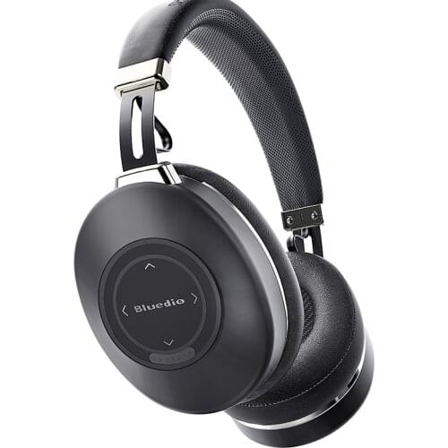 Bluedio H2 Bluetooth-compatible Headphones ANC Wireless Headset HIFI Sound Step Counting SD Card Slot Cloud Function Smart APP