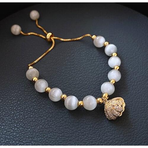 Natural Pearl Bracelets For Women Baroque Shell Starfish Bracelets Natural opal Bead Bracelet Normcore Style Hand Jewelry