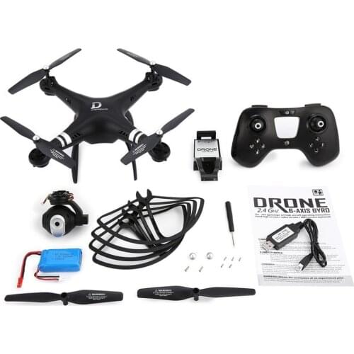 X8 RC Drone with Camera 2.4G 0.3MP FPV RC Quadcopter Drone RC Quadcopter Drone Altitude Hold Headless Mode 3D-Flip Long Flight