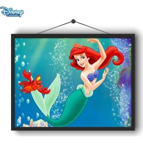 Disney 5D DIY Diamond Paintings for Each Movie Princess Series Diamond Embroidery Painting Exclusive Handmade Home Decorations