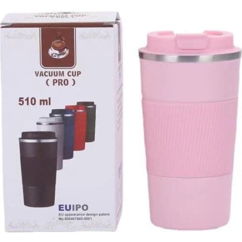 380ml 510ml Stainless Steel Coffee Thermos Mug Vacuum Flasks Portable Car Travel Tumbler Desktop Cup Water Bottle For Gift