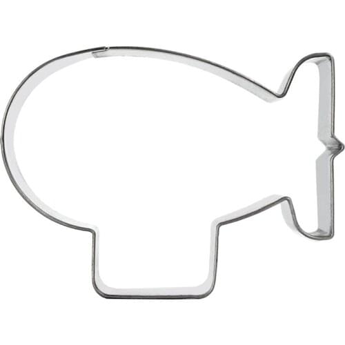 Creative Airship Cookie Cutter Stainless Steel DIY Biscuit Baking Mold Cake Fondant Decorating Tools