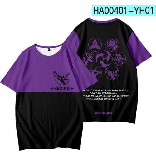 Summer 3D Game Genshin Impact T Shirts Men Women Tops Fashion t-Shirts Harajuku HIp Hop Casual Boys Girls Anime Tees Clothing