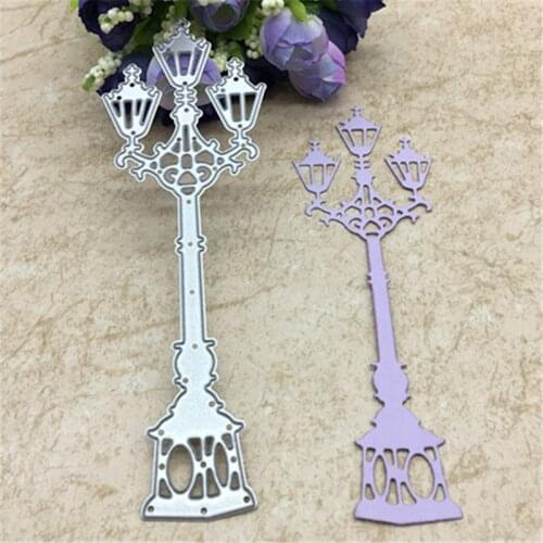 Metal Street Lamp Design Cutting Dies Stencils for DIY Scrapbooking Album Decoration Embossing DIY Paper Cards