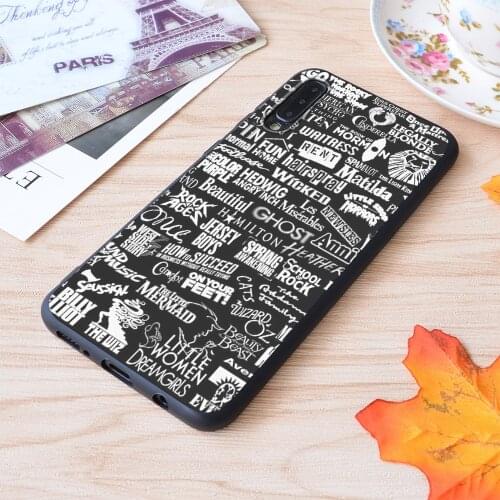 Broadway Baby Black and White Version Print Soft Silicone Matt Case For Samsung Galaxy S Note and Galaxy A