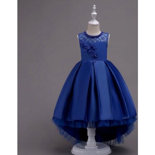 New Childrens princess dress girls wedding dress Kid Teenagers Bigger girls Party Dress Wedding Wear Bridemaid Dress