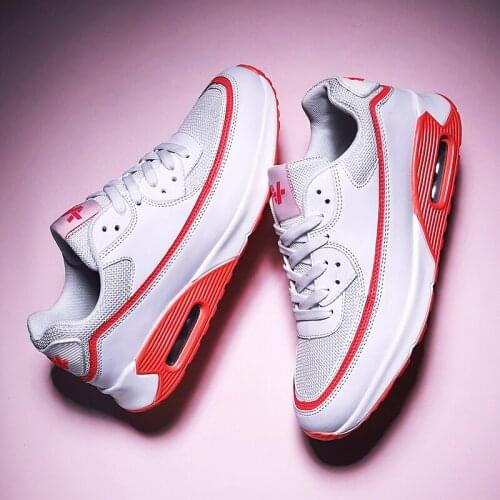 New Cool Couples Athletic Shoes Luxury Brand Sport Trainers For Men Lace Up Female Running Shoes Air Design Unisex Jogging Shoe