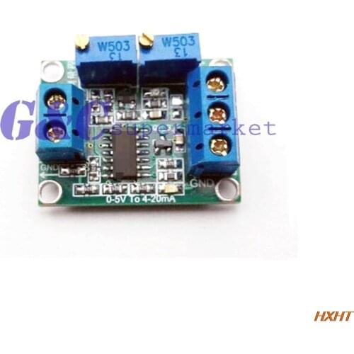 Voltage to Current Signal Transmitter 0-3.3/5/10/15V to 4-20mA Linear conversion diy electronics